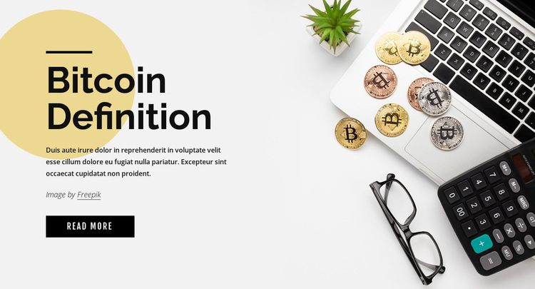 How to invest in bitcoin Website Builder Templates