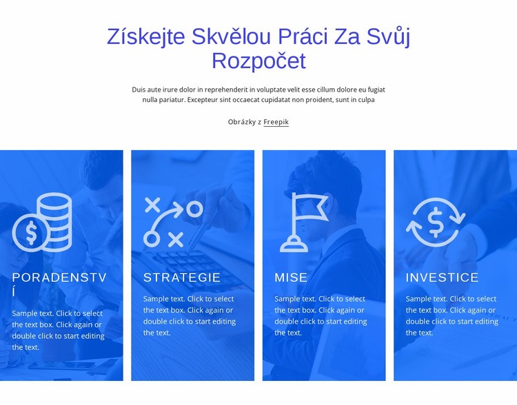 Finanční poradenské služby Téma WordPress