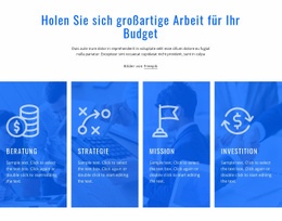 Finanzberatung - Professionelle Landingpage