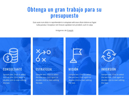 Servicios De Consultoría Financiera - Tema De WordPress Profesional Personalizable