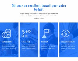 Créateur De Sites Web Le Plus Créatif Pour Services De Conseil En Finance