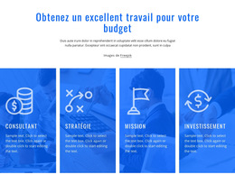 Services De Conseil En Finance - Modèle De Site Web Professionnel Premium