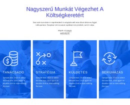 Pénzügyi Tanácsadó Szolgáltatások - Egyedi Webhelytervezés