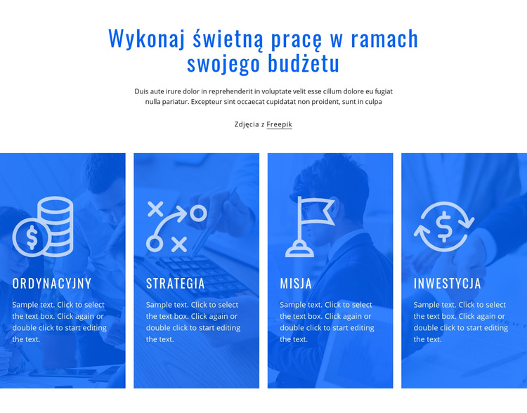 Usługi doradztwa finansowego Motyw WordPress