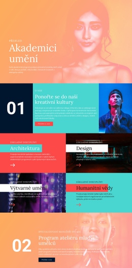 Kreativní Kultura Ve Škole – Šablona Stránky HTML