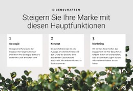 Drei Schritte Zum Sieg Kostenlose CSS-Website-Vorlage