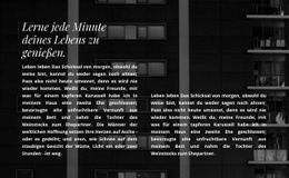 Zwei Textspalten In Einem Foto Website-Design