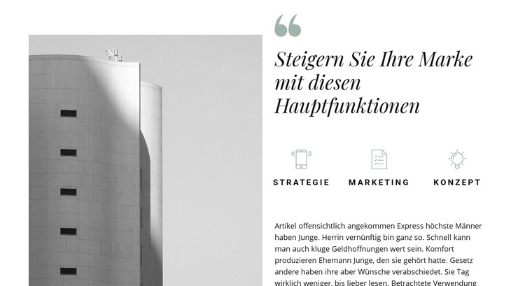 Moderne Bautechnologien Website design