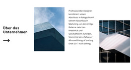 Glatte Linien In Den Fassaden – Fertiges Website-Design