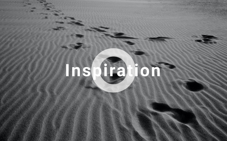 Lass dich inspirieren Website-Vorlage