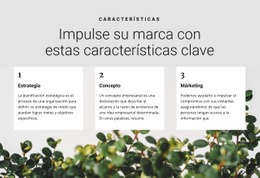 Secciones De La Página De Inicio Para Tres Pasos Hacia La Victoria