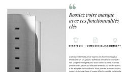 Modèle De Site Pour Technologies De Construction Modernes