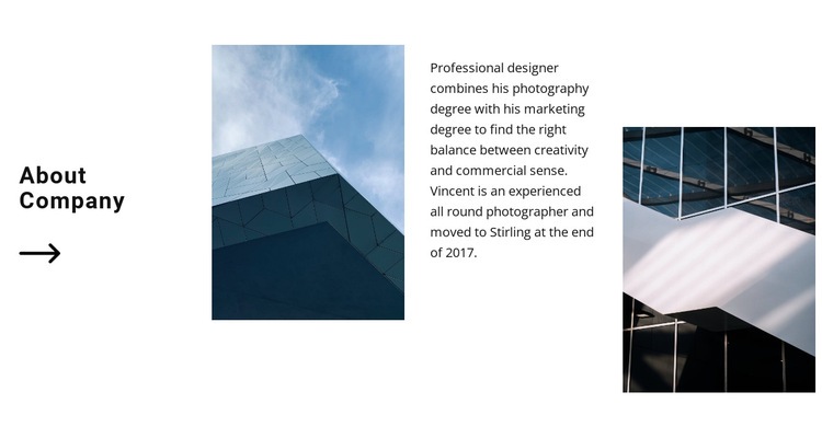 Smooth lines in facades Homepage Design