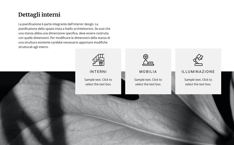 Idee di ristrutturazione moderna Mockup del sito web