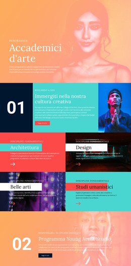 Cultura Creativa A Scuola - Modello Di Sito Web Joomla