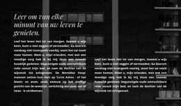 Twee Kolommen Met Tekst In Een Foto - Build HTML Website