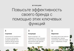 Три Шага К Победе – Настраиваемый Профессиональный Макет Веб-Сайта