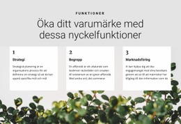 Tre Steg Till Seger - Kreativ Multifunktionsmall