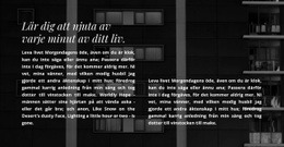 Två Kolumner Med Text I Ett Foto - Målsidesmall