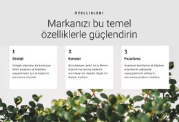 Zafere Giden Üç Adım - HTML Generator Online