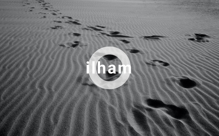 İlham almak HTML5 Şablonu