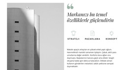 Modern Inşaat Teknolojileri - Bir Sayfa Şablonunu Sürükleyip Bırakın