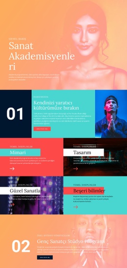 Okulda Yaratıcı Kültür - Modern Site Tasarımı