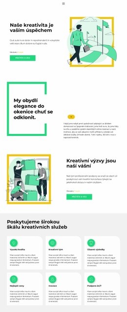 Pro Budoucí Obchodní Projekt – Kreativní Víceúčelový Design Stránek