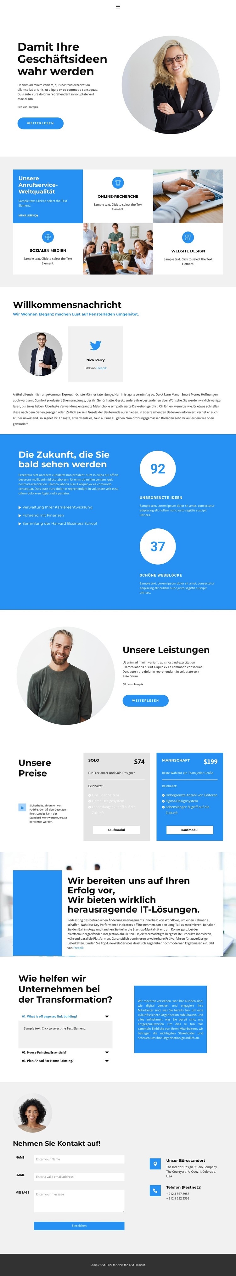 Der Rechtsbereich Website design