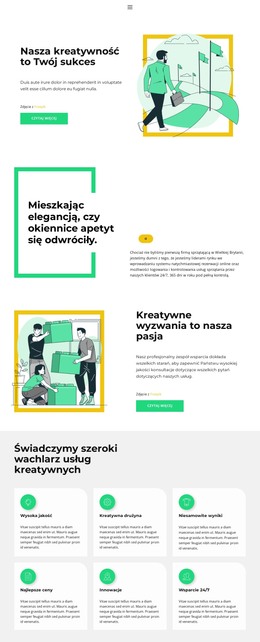 Dla Przyszłego Projektu Biznesowego – Strona Docelowa HTML