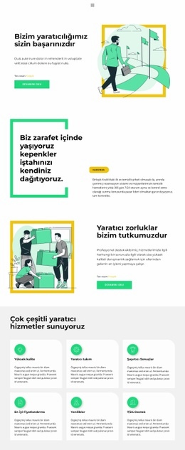 Gelecekteki Iş Projesi Için Için Açılış Sayfası SEO'Su