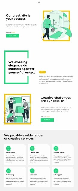 For Future Business Project - Creative Multipurpose Web Page Design