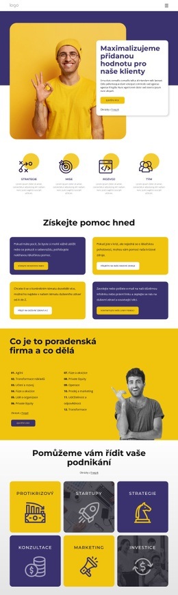 Motivační Programy A Obchodní Koučování – Bezplatná Šablona