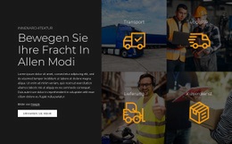 Transportdienste - Kostenloses Website-Design