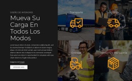 Servicios De Transporte - Diseño De Sitios Web Gratuito