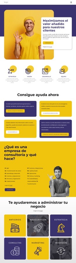 Programas Motivacionales Y Coaching Empresarial - Plantilla Gratuita