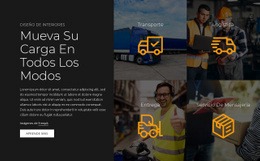 Servicios De Transporte Plantilla Responsiva Html5