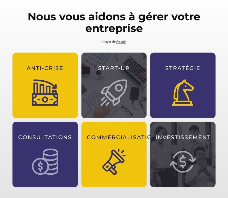 Gérez efficacement votre entreprise Conception de site Web