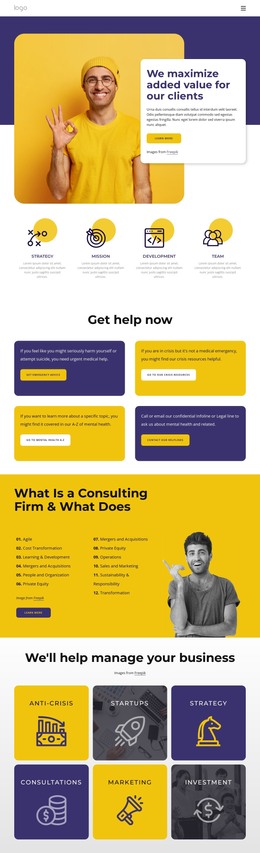 Motivational Programs And Business Coaching - HTML Web Template