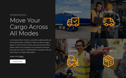 Transportation Services - HTML Page Template