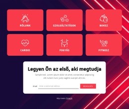 Szolgáltatások És Előfizetési Űrlap - HTML-Sablon Letöltése