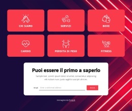 Servizi E Modulo Di Iscrizione: Download Gratuito Di Modello Di Una Pagina