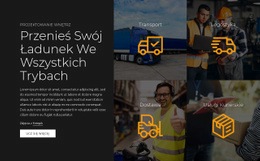 Narzędzie Do Tworzenia Makiet Witryn Internetowych Dla Usługi Transportowe