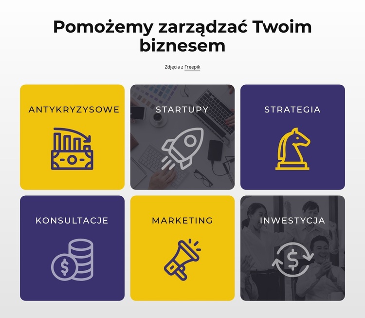 Zarządzaj skutecznie swoim biznesem Motyw WordPress