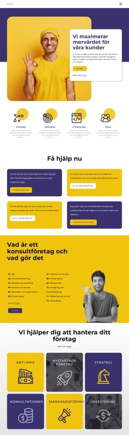 Motiverande Program Och Affärscoaching CSS-Layoutmall