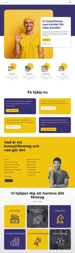 Motiverande Program Och Affärscoaching - HTML-Webbmall