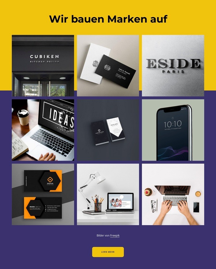 Fantastisches Portfolio Landing Page