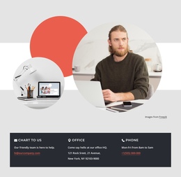 Chart To Us - Single Page Website Template