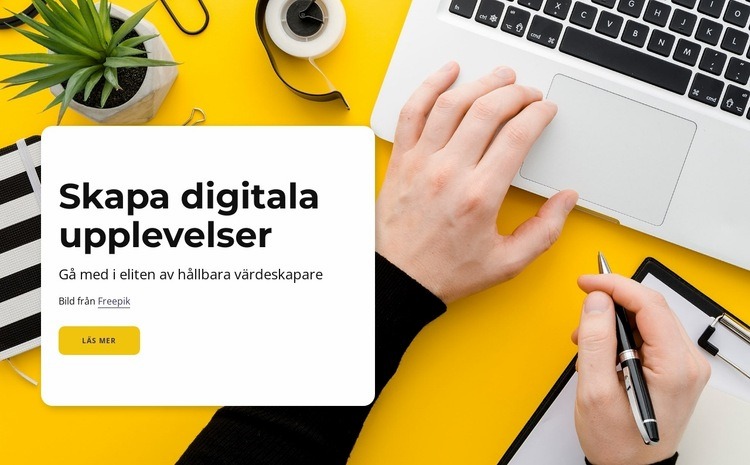 Vi är specialiserade på att lösa problem HTML-mall