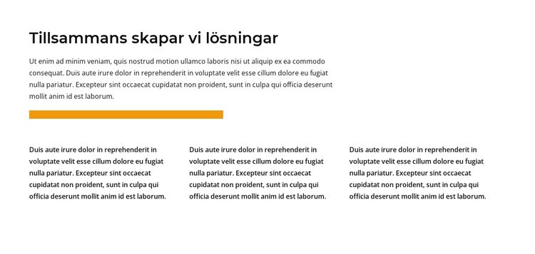 Rubrik och textkolumner Mall